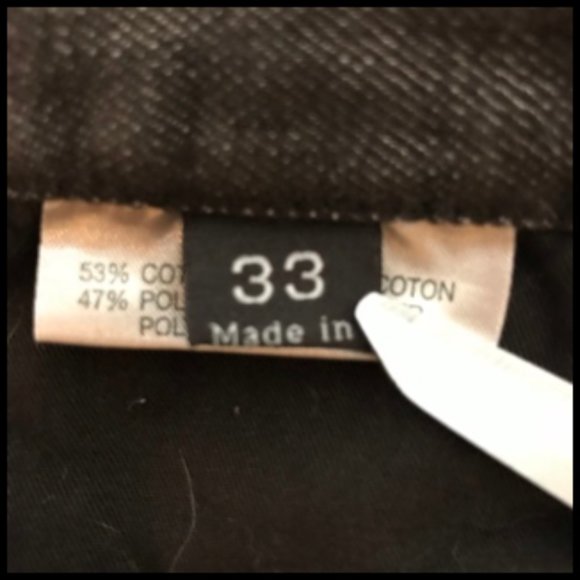 Zegna Made In Italy Brown Classic Fit Regular Rise Mens Jeans Size 33 - Picture 12 of 16